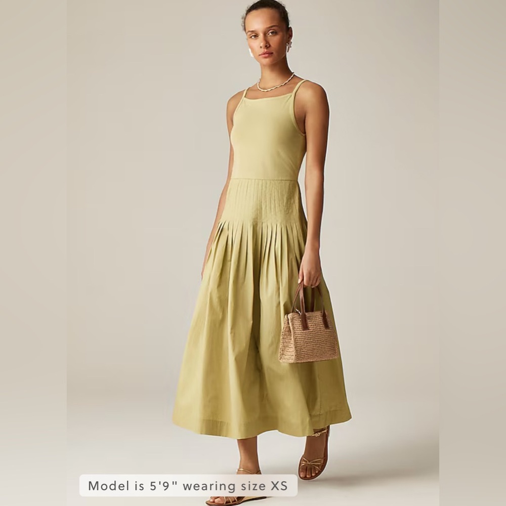 Pintuck mixy dress